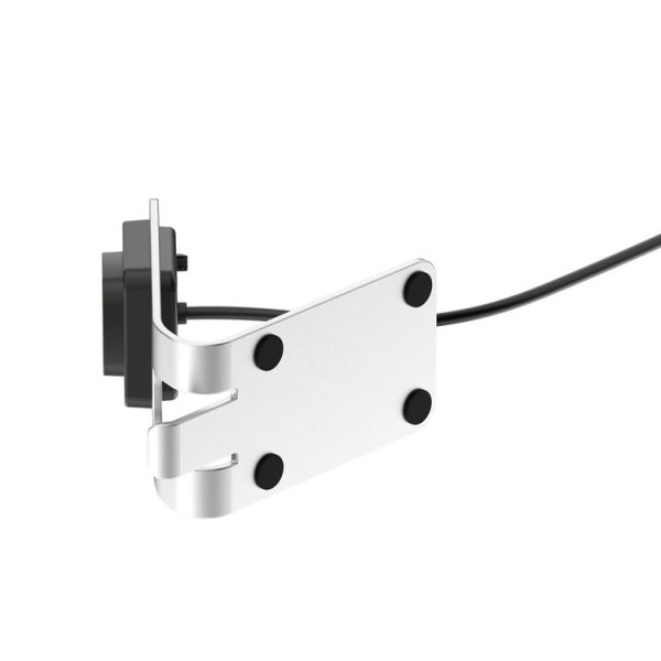 Google Pixel Watch 3 41 / 45mm Rotatable Smart Watch Fast Charger Metal Dock Charger Holder (Silver) - Image 3
