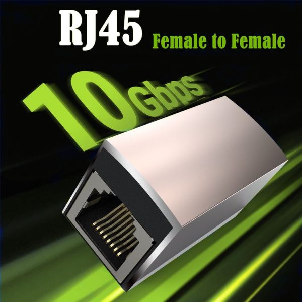 10Gbps RJ45 Female to Female in Line Coupler Cat8 / Cat7 / Cat6 / Cat5 Ethernet Cable Extender Adapter - Image 3