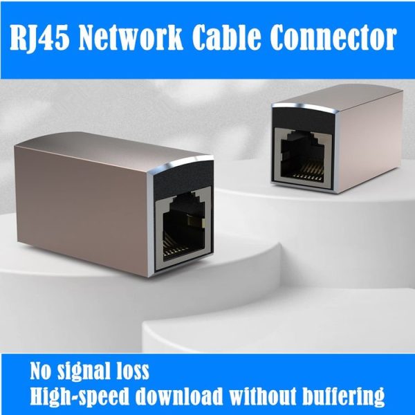 10Gbps RJ45 Female to Female in Line Coupler Cat8 / Cat7 / Cat6 / Cat5 Ethernet Cable Extender Adapter - Image 4