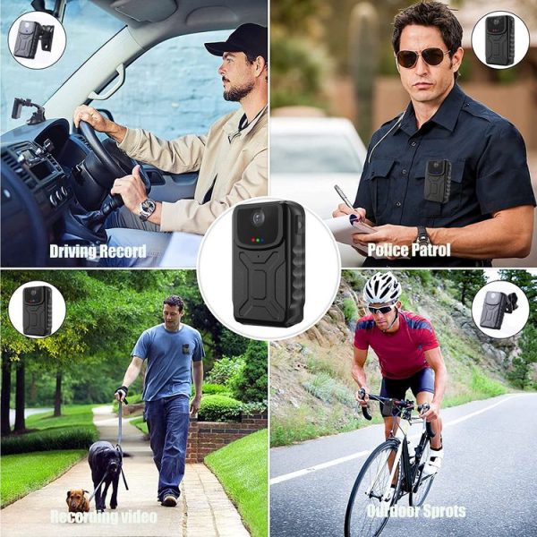860B 1080P 140 Degree Wide Angle Wearable Portable Mini Camera (Black) - Image 5