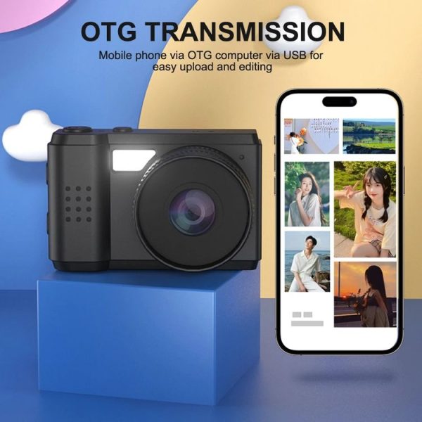 S5 0.96 inch HD Screen Mini Portable Camera (Black) - Image 12