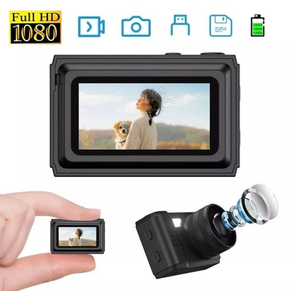 S5 0.96 inch HD Screen Mini Portable Camera (Black) - Image 2