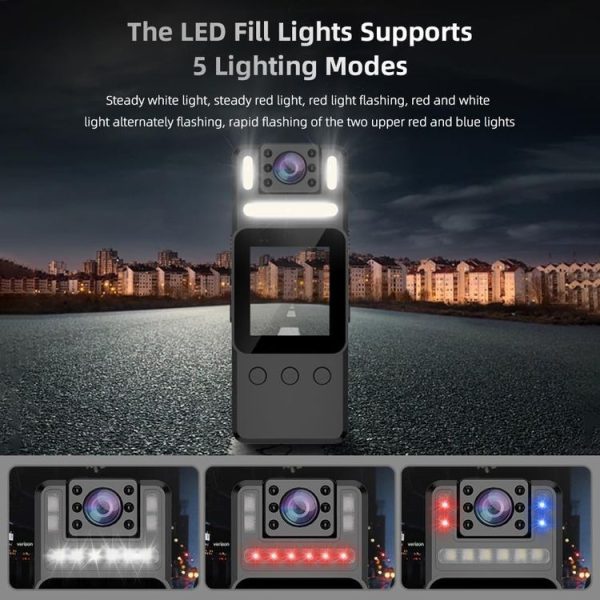 S6 1080P 1.54 inch IPS Screen Multi-function Video Recorder with Infrared Night Vision (Black) - Image 7