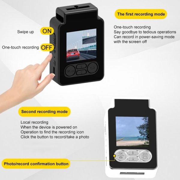 V2 120-degree Wide Angle 2K High-definition Travel Recorder - Image 8