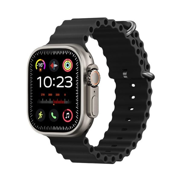 WK WH-02 Traveler 2.01 inch Smart Watch Supports Blood Oxygen Monitoring (Black)