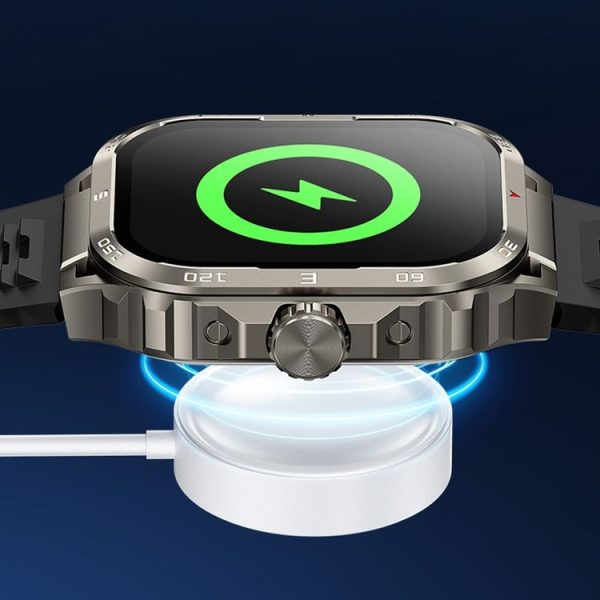 WK WH-03 2.01 inch Smart Watch Supports Bluetooth Calls (Black) - Image 5