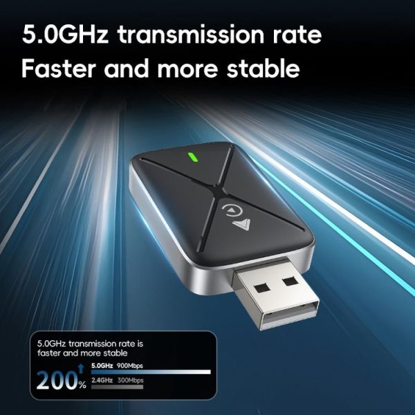 2 in 1 Car Carplay / Android Auto Carplay Box Wired to Wireless Smart Adapter (Black) - Image 3