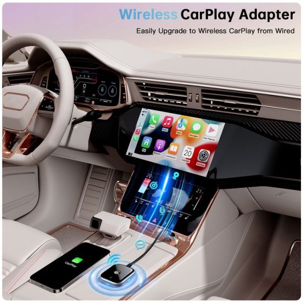 IPhone Car Apple CarPlay Box Wired to Wireless Adapter (Black) - Image 8