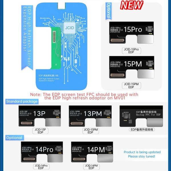 JCID EDP High-Refresh Screen Expansion Adaptor For iPhone / iPad - Image 2
