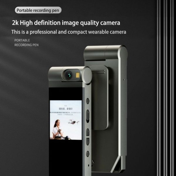 B40 1080P Portable Mini Camera HD Video Recorder Support Night Vision (Silver) - Image 2