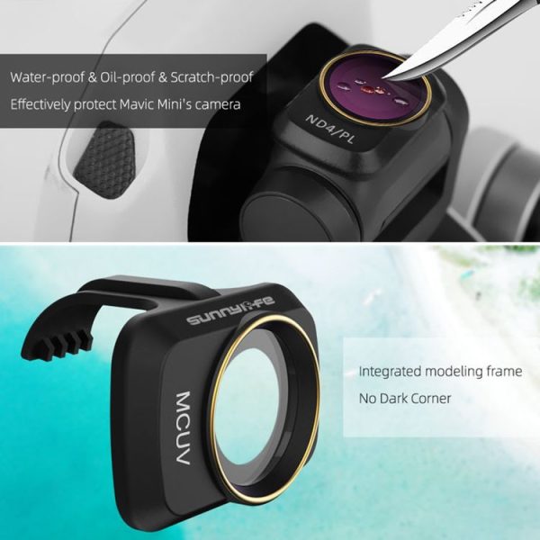 Sunnylife MM-FI9258 For DJI Mavic Mini / Mini 2 6 In 1 Drone MCUV+CPL+ND4+ND8+ND16+ND32 Lens Filter - Image 4