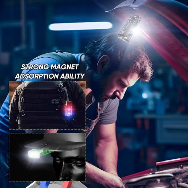 KXK-1086 Multifunctional Mini Work Light Rotation Headlight (Transparent) - Image 13