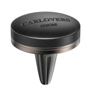 WEKOME WT-CA07 K-Captain Genuine Leather Solid Car Aroma Diffuser (Black)