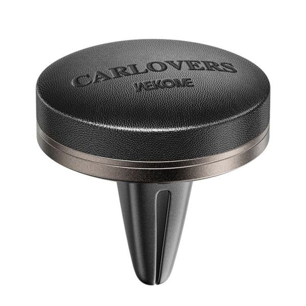 WEKOME WT-CA07 K-Captain Genuine Leather Solid Car Aroma Diffuser (Black)