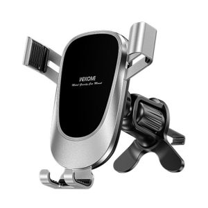 WEKOME WA-S58 K-Captain Metal Car Air Outlet Gravity Holder (Silver)