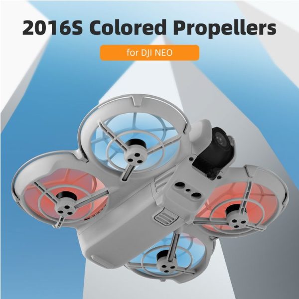 DJI Neo Sunnylife 2016S Drone Color 3-Blade Propeller, Quantity: 2 pairs (Black) - Image 2