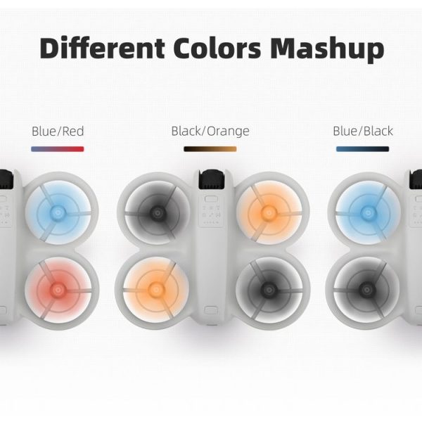 DJI Neo Sunnylife 2016S Drone Color 3-Blade Propeller, Quantity: 2 pairs (Black) - Image 4