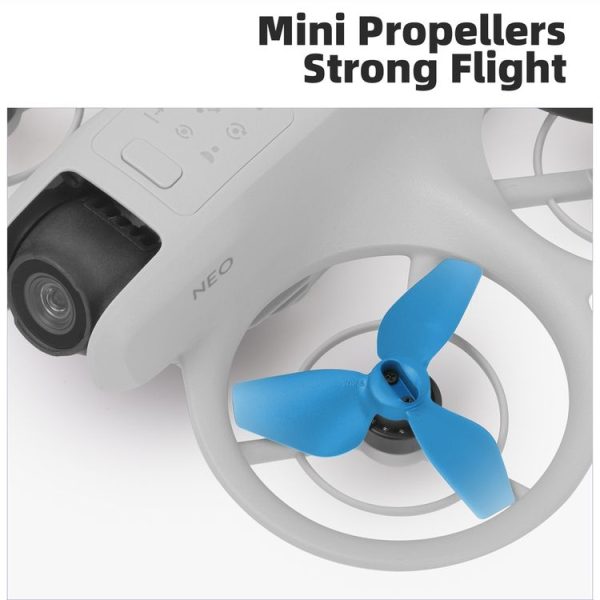 DJI Neo Sunnylife 2016S Drone Color 3-Blade Propeller, Quantity: 2 pairs (Black) - Image 5