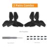 DJI Neo Sunnylife 2016S Drone Color 3-Blade Propeller, Quantity: 2 pairs (Black) - Image 9