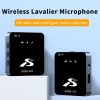 SX85 1 TX + 1 RX Square Smart Noise Reduction Lavalier Wireless Microphone (Type-C) - Image 2