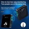 SX85 1 TX + 1 RX Square Smart Noise Reduction Lavalier Wireless Microphone (Type-C) - Image 6