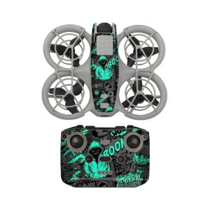 DJI Neo Drone Body Remote Control Protective Sticker (Green Hat Man)