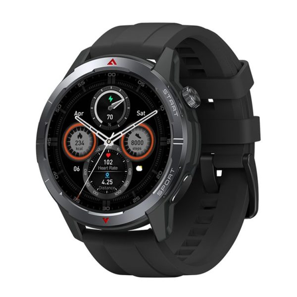 Zeblaze Stratos 3 Ultra 1.43 inch Screen Rugged Outdoor Sports GPS Smart Watch (Space Black)