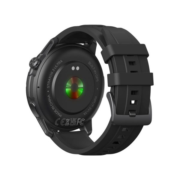 Zeblaze Stratos 3 Ultra 1.43 inch Screen Rugged Outdoor Sports GPS Smart Watch (Space Black) - Image 3