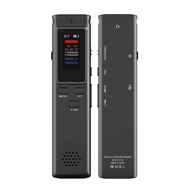 S2 Smart Noise Reduction Convenient Voice Recorder, Capacity: 8GB (Black) - Image 3