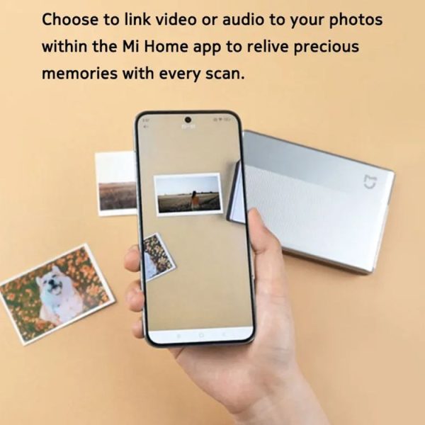 Original Xiaomi Mijia 1S Portable Pocket Photo Printer (White) - Image 4