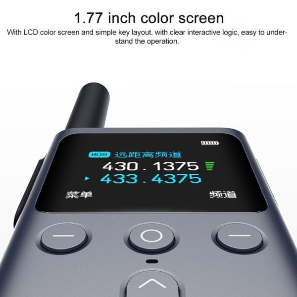 Original Xiaomi Walkie Talkie 2S (Dark Grey) - Image 2