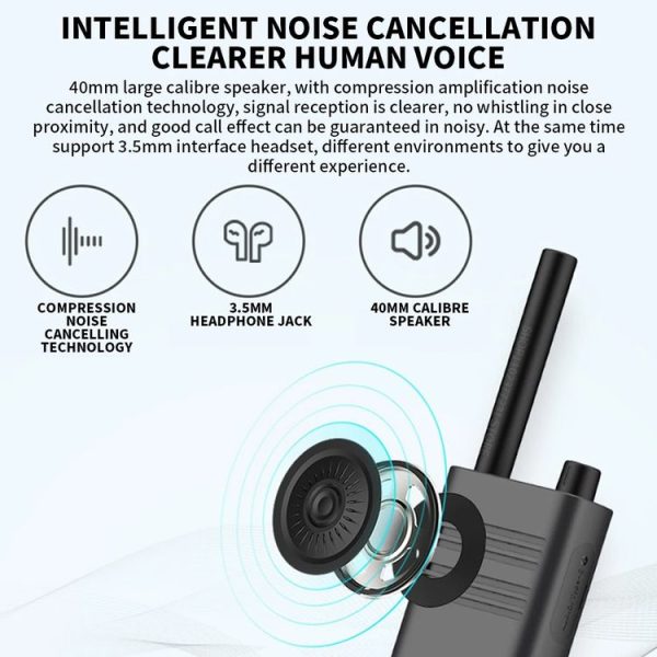 Original Xiaomi Walkie Talkie Lite (Black) - Image 2