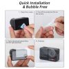 DJI Osmo Action 5 Pro Sunnylife 3 in 1 Lens Protector Front and Rear Screen Tempered Glass Films, Quantity: 1 + 1 + 1 Sets - Image 8