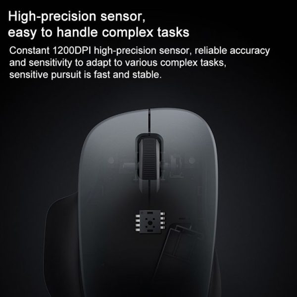 Original Xiaomi XMWXSB04YM 2.4GHz Portable Wireless Mouse Comfort Edition (Black) - Image 10