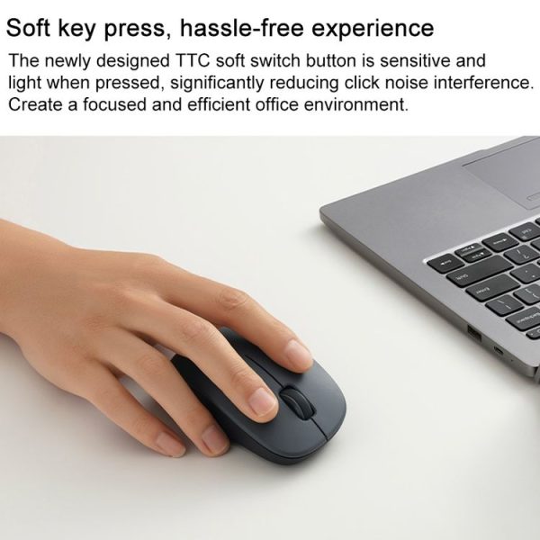 Original Xiaomi XMWXSB04YM 2.4GHz Portable Wireless Mouse Comfort Edition (Black) - Image 4