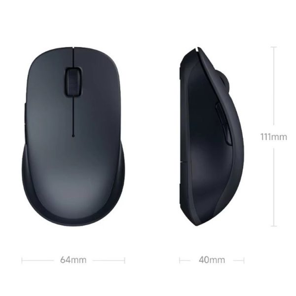Original Xiaomi XMSMSB01YM 1200DPI Bluetooth Dual Mode Wireless Mouse 2 (Black) - Image 3
