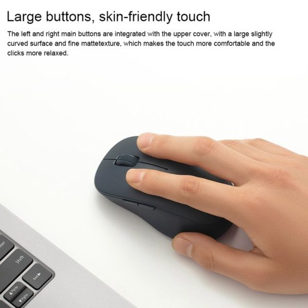 Original Xiaomi XMSMSB01YM 1200DPI Bluetooth Dual Mode Wireless Mouse 2 (Black) - Image 4