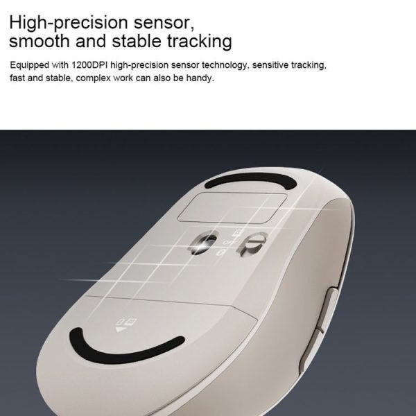 Original Xiaomi XMSMSB01YM 1200DPI Bluetooth Dual Mode Wireless Mouse 2 (Black) - Image 6