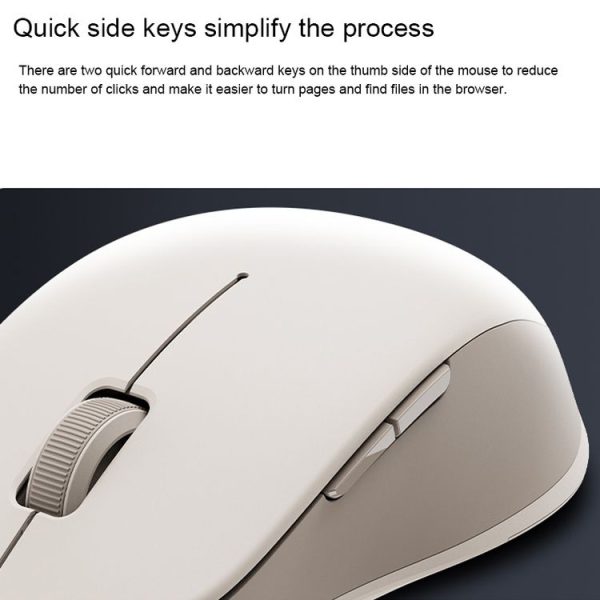 Original Xiaomi XMSMSB01YM 1200DPI Bluetooth Dual Mode Wireless Mouse 2 (Black) - Image 8