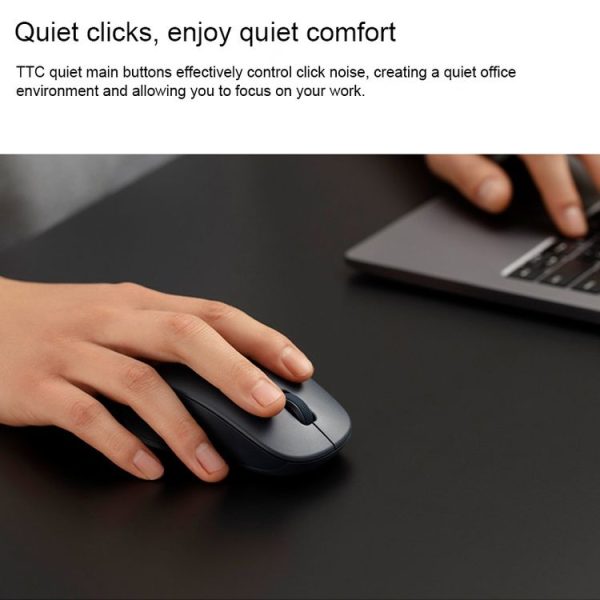 Original Xiaomi XMSMSB01YM 1200DPI Bluetooth Dual Mode Wireless Mouse 2 (Black) - Image 9