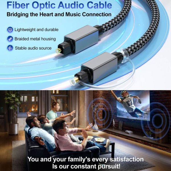 OD5.0mm Toslink Male to Male Digital Optical Audio Cable, Length: 1m - Image 7