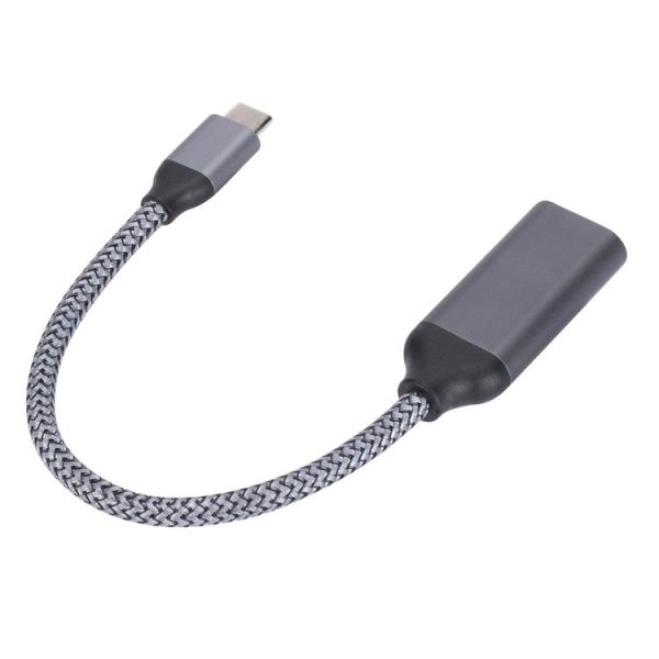 Type-C to HDMI 4K HD Projection Conversion Cable (Grey) - Image 3