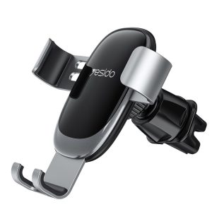 Yesido C122 Car Air Outlet Gravity Clamp Arm Mobile Phone Holder (Black)