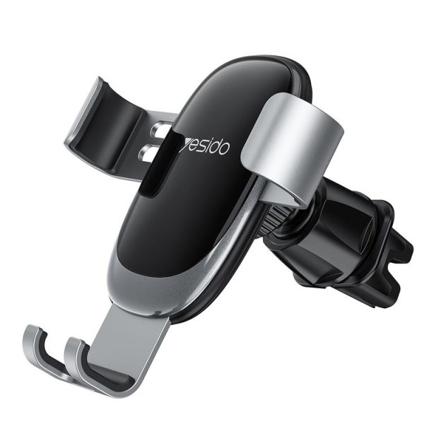 Yesido C122 Car Air Outlet Gravity Clamp Arm Mobile Phone Holder (Black)