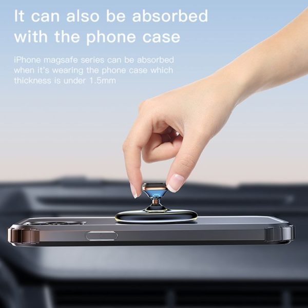 Yesido C126 Car Center Console Magsafe Magnetic Phone Holder (Black) - Image 5