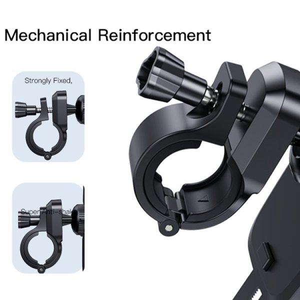 Yesido C127 Dual Side Adjustable Bicycle Handle Phone Holder (Black) - Image 2
