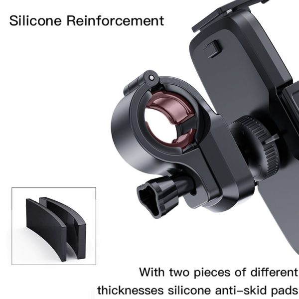 Yesido C127 Dual Side Adjustable Bicycle Handle Phone Holder (Black) - Image 7