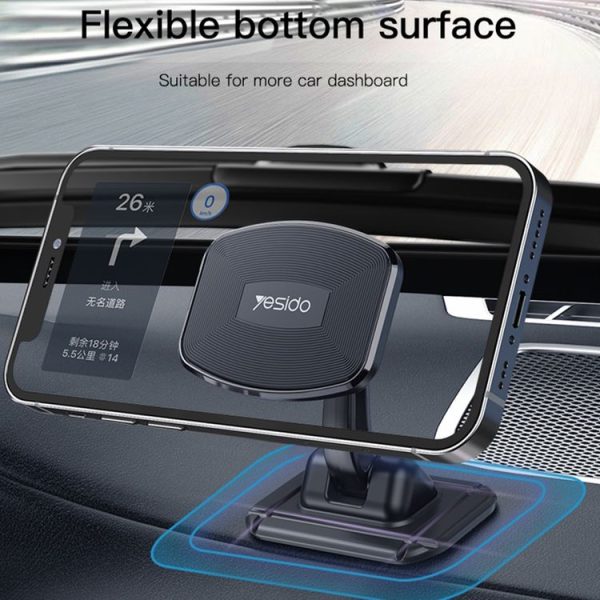Yesido C129 Car Center Console Magnetic Phone Holder (Black) - Image 4