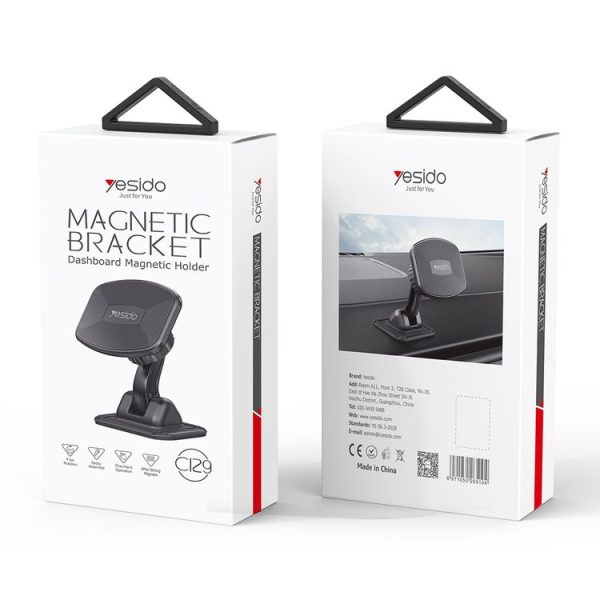 Yesido C129 Car Center Console Magnetic Phone Holder (Black) - Image 9