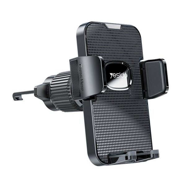 Yesido C136 Car Air Vent Automatic Clip Mobile Phone Holder (Black)